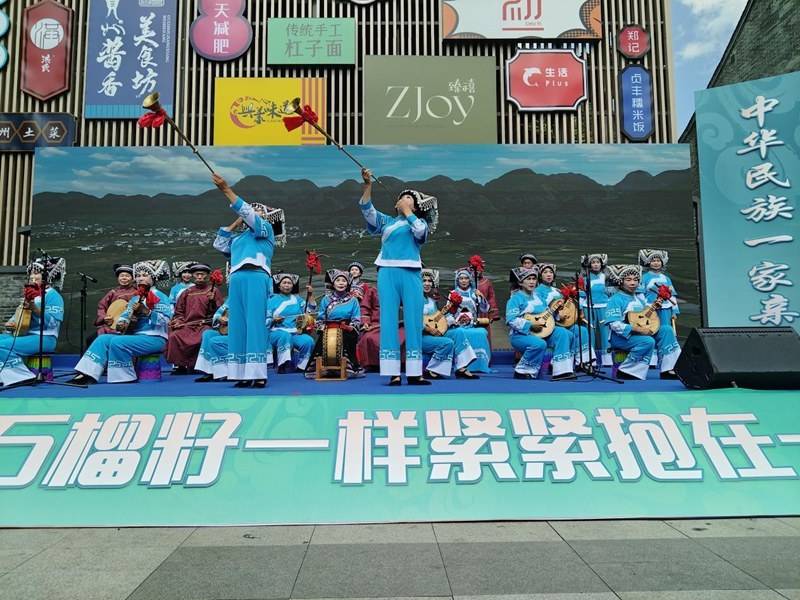 黔西南：齐心栽种石榴树 绽放民族团结花
