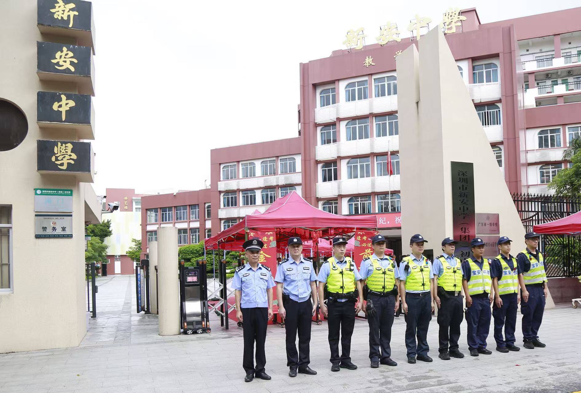 宝安警方圆满完成2025年中考护考工作