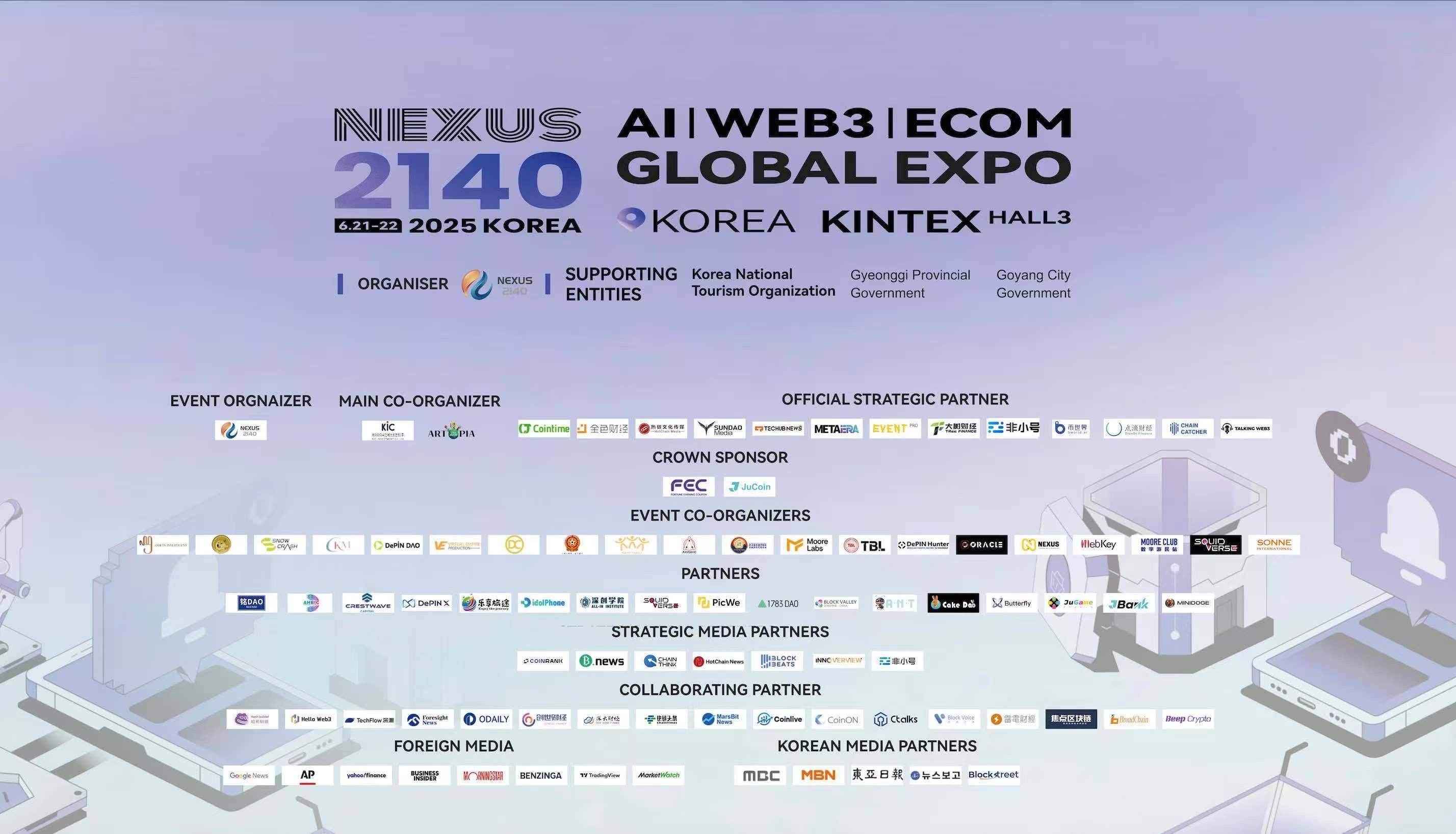 NEXUS 2140全球博览会高阳盛大启幕，非小号等媒体矩阵力挺，共绘AI与Web3未来