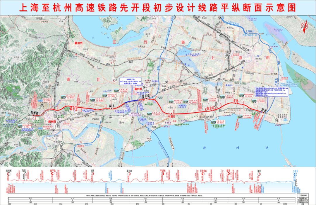 上海将新增一条高铁：直达杭州！全线共设9座车站，位置公布→