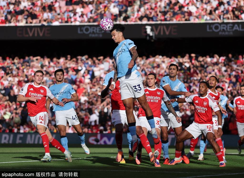 英超-哈兰德闪击马丁内利替补93分绝平 阿森纳1-1曼城